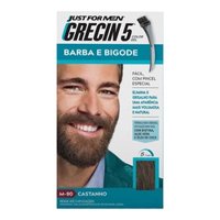 Grecin 5 Barba Bigode Castanho