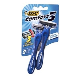 Bic Apar Barba Confort3 Pele Normal 2 Unidades