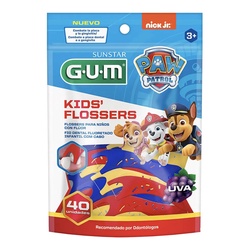 Gum Flosser Patrulha Canina Sabor Uva Com 40 Unidades
