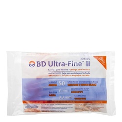 Seringa Bd Insul 8mm X 0.3mm 50u C/10 Unidades