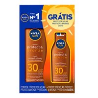 Nivea Sun Kit Protect E Bronze Fps30 200 Gratis 100ml
