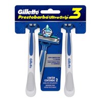 Gillette Prestobarba Ult Grip 3 Fixa Pb 2 Unidades