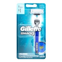 Gillette Aparelho Mach3+carga Aqua Grip