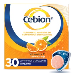 Cebion 1g C/ 30 Comprimidos Eferv Laranj