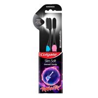 Colgate Esc Slim Soft Mc Black 2 Unidades