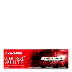 Colgate Cr Luminous White Carvao Ativado 70g
