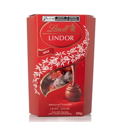 Lindt Lindor Choc Cornet Ao Leite 200gramas
