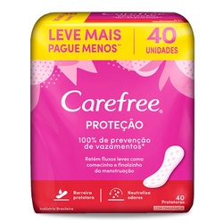 Carefree Protecao C/perfume 40 Unidades