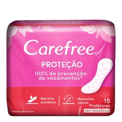 Carefree Protecao S/perfume 15 Unidades