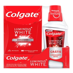 Colgate Cr Luminous White 3 Unidades 70g+enx 250ml