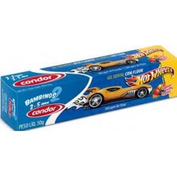 Condor Gel Dental Hotwheels 2 A 5 Anos 50g