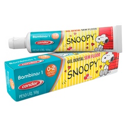 Condor Gel Dental Snoop S/fluor 0 A 2 50g