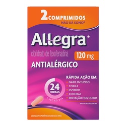 Allegra 120mg C/ 2 Comprimidos