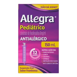 Allegra Pediatrico Susp 150ml C/seringa