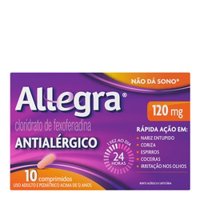 Allegra 120mg C/ 10 Comprimidos