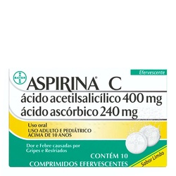 Aspirina C C/ 10 Comprimidos