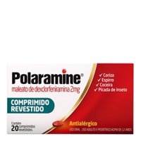 Polaramine 2mg C/ 20 Comprimidos