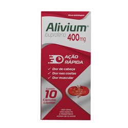 Alivium 400mg C/ 10 Capsulas