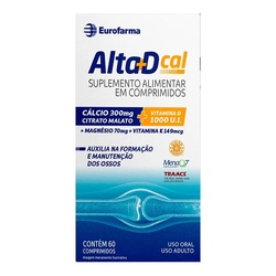 Alta D Cal 1.000ui C/ 60 Comprimidos