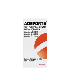 Adeforte Sol Oral Amp X 3ml