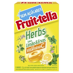 Fruittella Herbs Limao E Ervas 25,2g