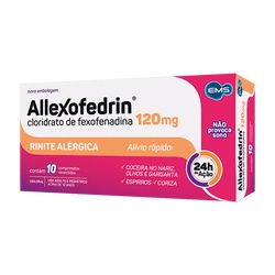 Allexofedrin 120mg C/ 10 Comprimidos