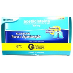 Acetilcisteina 600mg C/ 16env 5g Germed