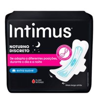 Intimus Dia/noite Ultra Fino Ex Suave C/abas 14 Unidades