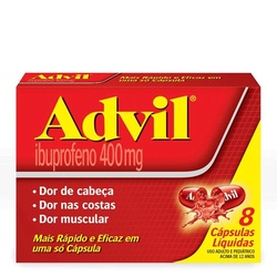 Advil Extra Alivio 400mg C/ 8 Capsulas