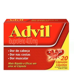 Advil Extra Alivio 400mg C/ 20 Capsulas
