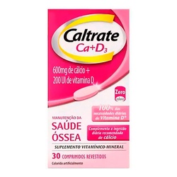 Caltrate 600+d 600mg+200ui C/ 30 Comprimidos