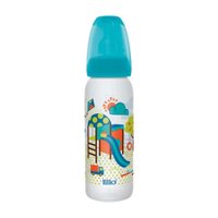 Lillo Mamadeira Divertida Sil Azul N2 240ml(600421)