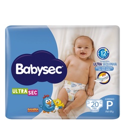 Babysec Ultraprotect Fralda Jumbinho (p) 20 Unidades