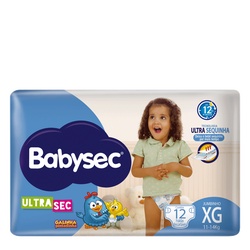 Babysec Ultraprotect Fralda Jumbinho (xg) 12 Unidades
