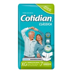 Cotidian Fralda Adulto (xg) 7 Unidades