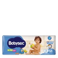 Babysec Ultraprotect Fralda Jumbo (m) 26 Unidades