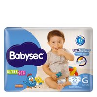 Babysec Ultraprotect Fralda Jumbo (g) 22 Unidades