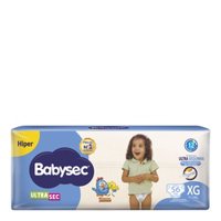 Babysec Ultraprotect Fralda Hiper (xg)56 Unidades