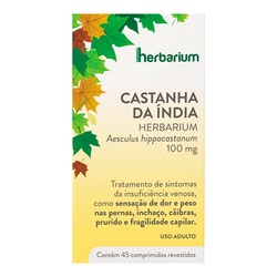 Castanha Da India 100mg C/ 45 Comprimidos