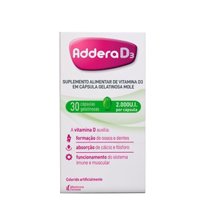 Addera D3  2.000ui C/ 30 Capsulas
