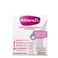 Addera D3 Gotas 600ui 5ml