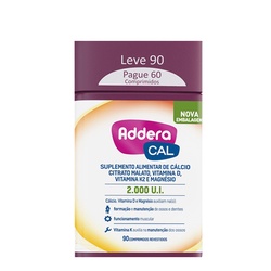 Addera Cal 2.000ui C/ 90 Comprimidos