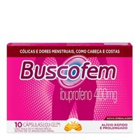 Buscofem 400mg C/ 10 Capsulas Gel