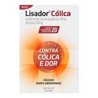 Lisador Colica 10+250mg C/20 Comprimidos (v)
