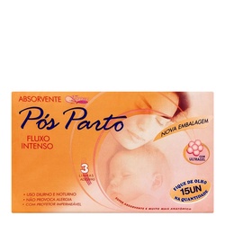 Pos Parto Absorv Fluxo Intenso 15uni