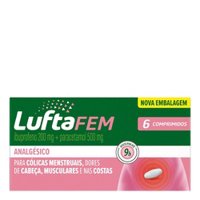 Luftafem 200+500mg C/6  Comprimidos (r)(nc)