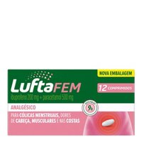 Luftafem 200+500mg C/12  Comprimidos