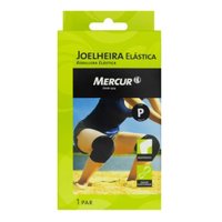 Mercur Joelheira Elastica Preta Tam P (bc0633ap)
