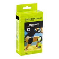 Mercur Joelheira Elastica Preta Tam G (bc0633cp)