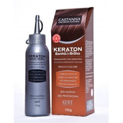 Keraton Banho De Brilho Castanha 100g